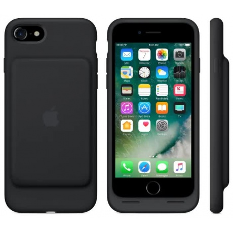 Чехол-аккумулятор Apple iPhone 7 Smart Battery Case (MN002ZM/A) Black - фото 4