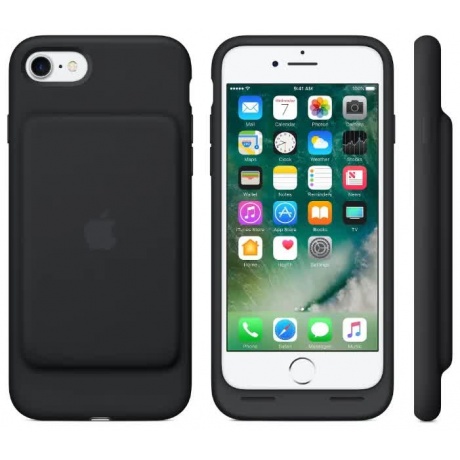 Чехол-аккумулятор Apple iPhone 7 Smart Battery Case (MN002ZM/A) Black - фото 7