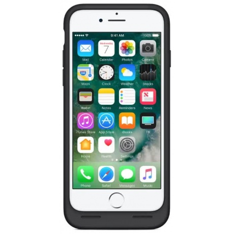 Чехол-аккумулятор Apple iPhone 7 Smart Battery Case (MN002ZM/A) Black - фото 8
