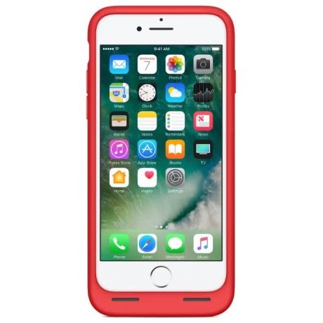 Чехол-аккумулятор Apple iPhone 7 Smart Battery Case (MN022ZM/A) Red - фото 8