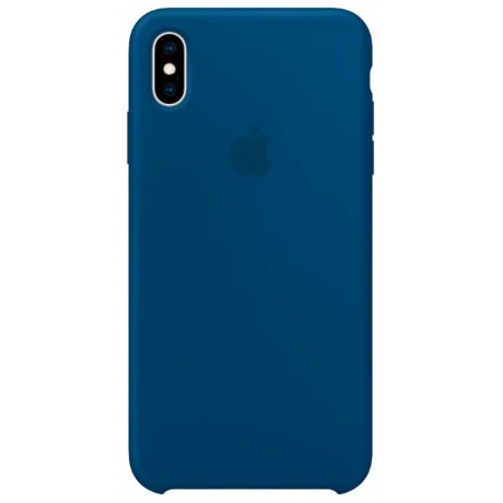 Чехол Apple iPhone XS Max Silicone Case (MTFE2ZM/A) Blue Horizon - фото 1