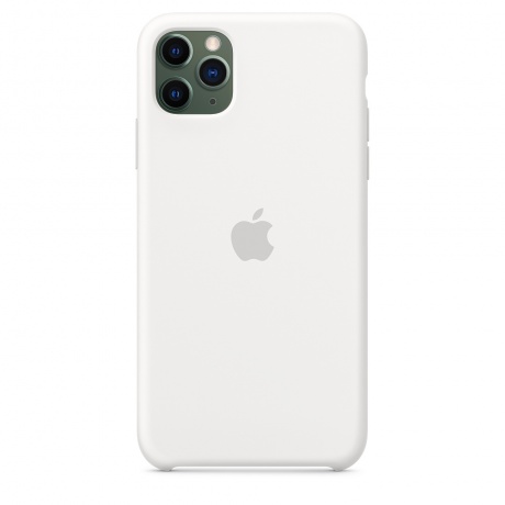 Чехол Apple iPhone XS Max Silicone Case (MRWF2ZM/A) White - фото 4