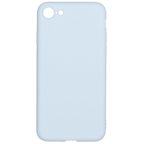 Клип-кейс PERO софт-тач для Apple iPhone 7 голубой - фото 1