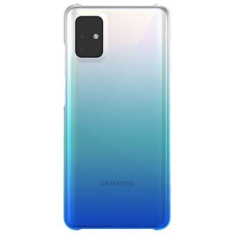 Чехол Samsung Galaxy A51 WITS Gradation Hard Case синий (GP-FPA515WSBLR) - фото 1