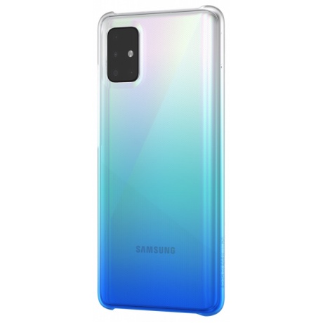 Чехол Samsung Galaxy A51 WITS Gradation Hard Case синий (GP-FPA515WSBLR) - фото 2