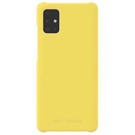 Чехол Samsung Galaxy A51 WITS Premium Hard Case желтый (GP-FPA515WSAYR) - фото 1