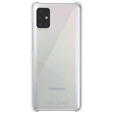Чехол Samsung Galaxy A51 WITS Premium Hard Case прозрачный (GP-FPA515WSATR) - фото 1