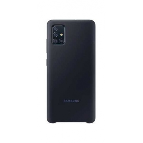 Чехол Samsung Galaxy A51 Silicone Cover черный (EF-PA515TBEGRU) - фото 1