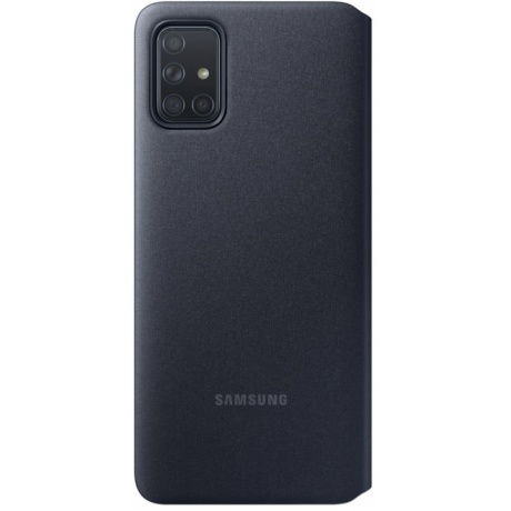 Чехол Samsung Galaxy A71 S View Wallet Cover черный (EF-EA715PBEGRU) - фото 2