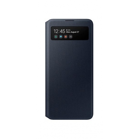 Чехол Samsung Galaxy A51 S View Wallet Cover черный (EF-EA515PBEGRU) - фото 1