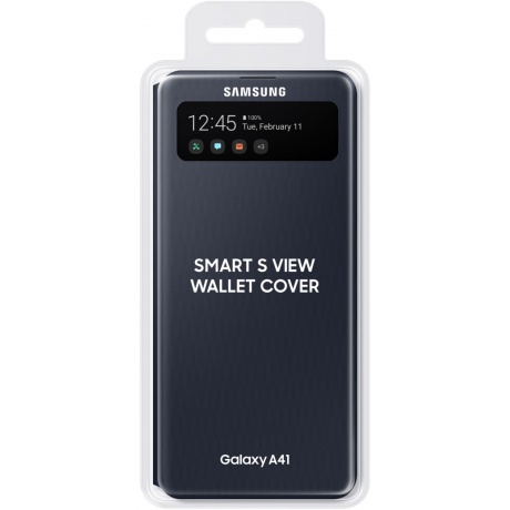 Чехол Samsung Galaxy A41 S-ViewCover black (EF-EA415PBEGRU) - фото 5
