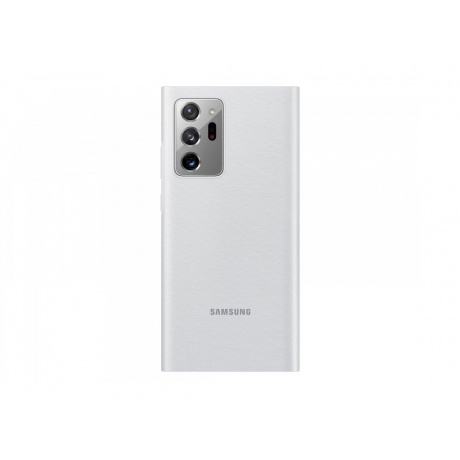 Чехол Samsung Galaxy Note 20 Ultra Smart Clear View Cover серебристый (EF-ZN985CSEGRU) - фото 2