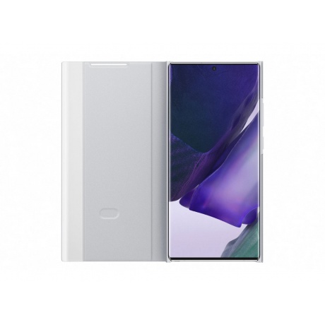 Чехол Samsung Galaxy Note 20 Ultra Smart Clear View Cover серебристый (EF-ZN985CSEGRU) - фото 3