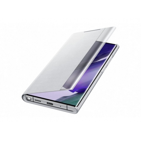 Чехол Samsung Galaxy Note 20 Ultra Smart Clear View Cover серебристый (EF-ZN985CSEGRU) - фото 4