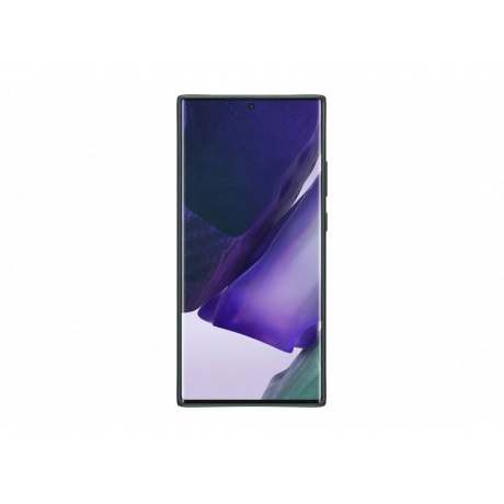 Чехол (клип-кейс) Samsung Galaxy Note 20 Ultra Leather Cover зелёный (EF-VN985LGEGRU) - фото 2