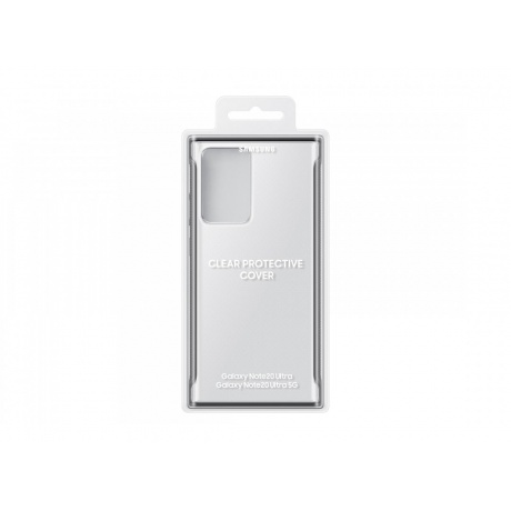 Чехол Samsung Clear Protective Cover для Galaxy Note 20 Ultra прозрачный/белый (EF-GN985CWEGRU) - фото 6