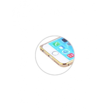 Чехол-бампер Ainy для APPLE iPhone 6 Plus Gold QC-A014L - фото 5