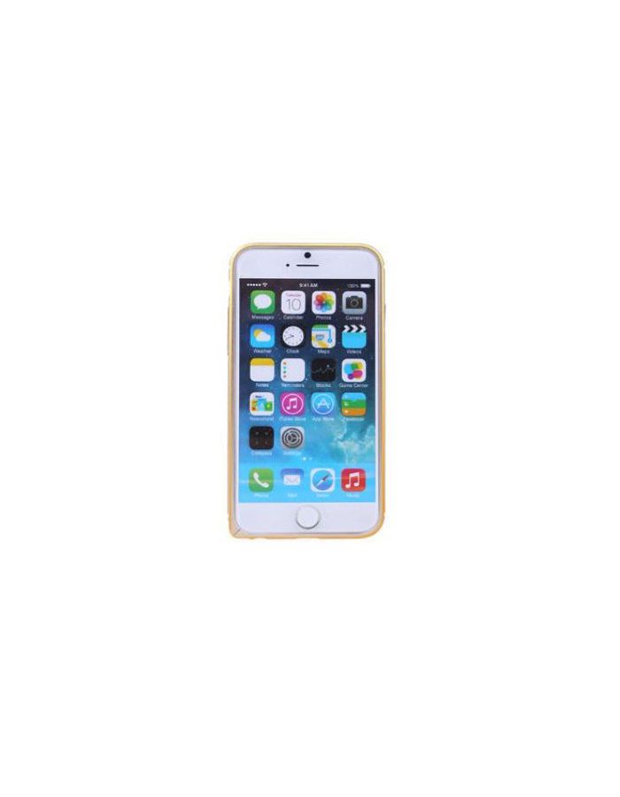 Чехол-бампер Ainy для APPLE iPhone 6 Plus Gold QC-A014L кнопка home для iphone 6 6 plus золотой gold