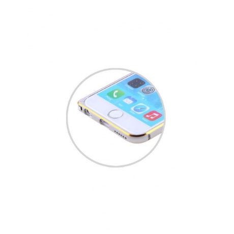 Чехол-бампер Ainy для APPLE iPhone 6 Plus Silver QC-A014Q - фото 7
