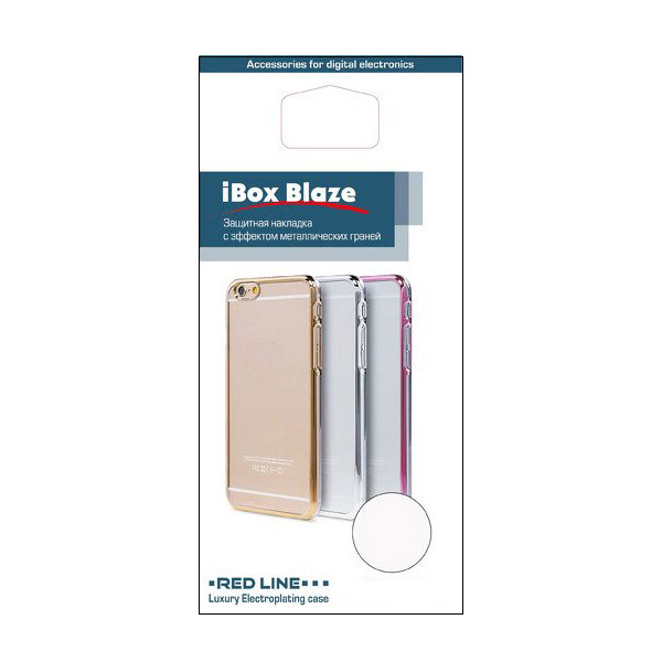 

Чехол iBox для iPhone 8 / 7 Blaze Silicone Gold Frame, Золото