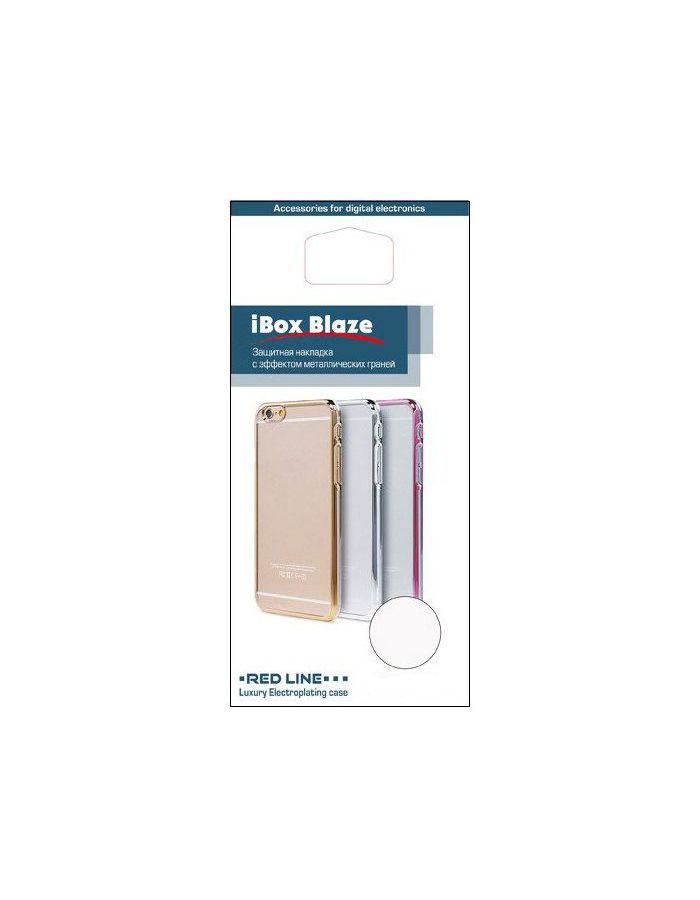 Чехол iBox для iPhone 8 / 7 Blaze Silicone Gold Frame