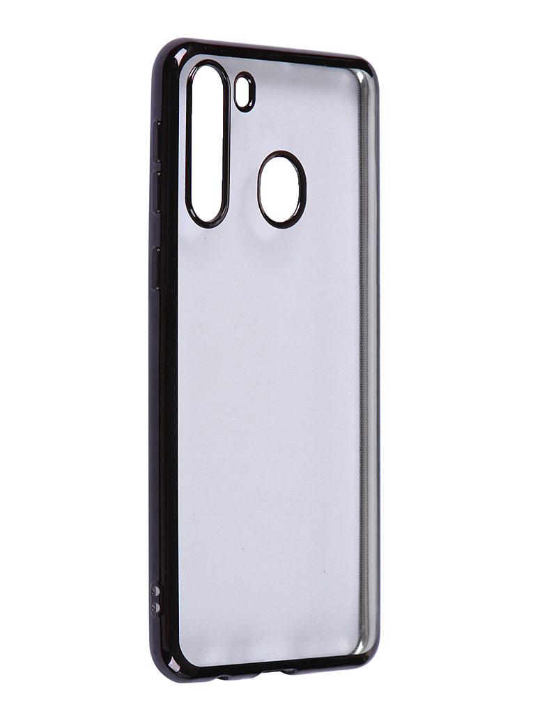 цена Чехол iBox для Samsung Galaxy A21 Blaze Silicone Black Frame УТ000020476