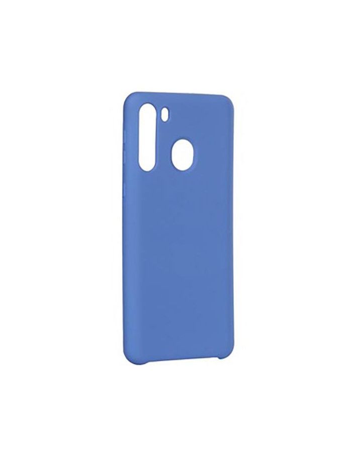 Чехол Innovation для Samsung Galaxy A21 Silicone Cover Blue 16842 чехол samsung silicone cover для note 10 blue