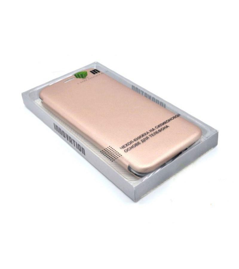 Чехол Innovation для Xiaomi Mi Play Book Silicone Magnetic Rose Gold 15428 чехол innovation для xiaomi mi note 10 book rose gold 17055