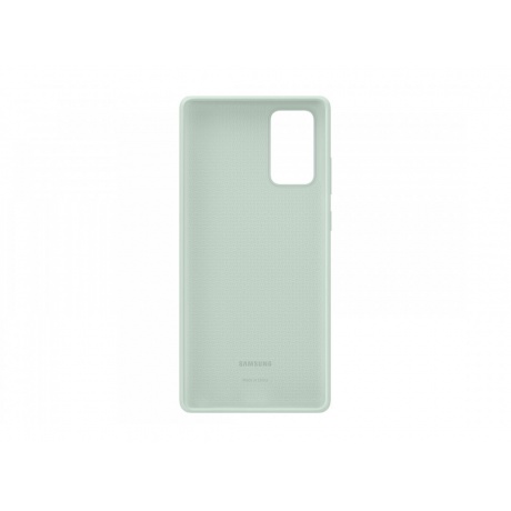 Чехол Samsung Galaxy Note 20 Silicone Cover Mint EF-PN980TMEGRU - фото 4