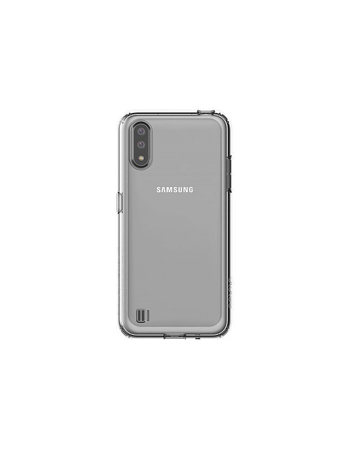 Чехол (клип-кейс) Samsung Galaxy M01 araree M cover прозрачный (GP-FPM015KDATR) клип кейс araree a20 gp fpa205k blue