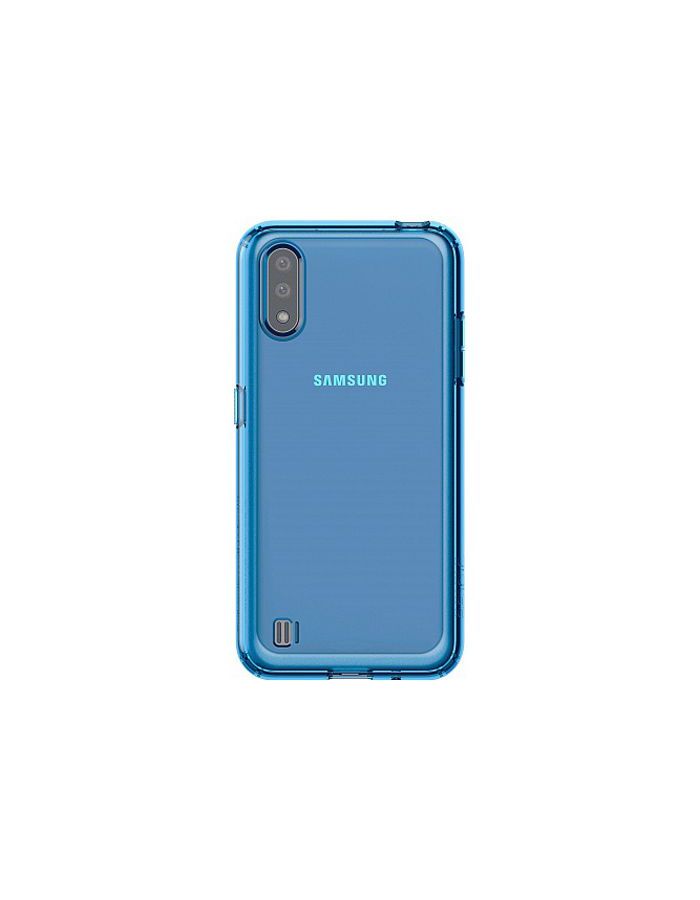 Чехол (клип-кейс) Samsung Galaxy M01 araree M cover синий (GP-FPM015KDALR) чехол samsung для galaxy a20s araree a cover черный gp fpa207kdabr