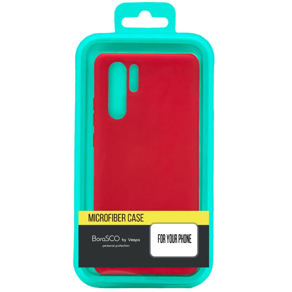 Чехол BoraSCO Microfiber Case для Honor 9X Lite красный чехол клатч mypads portafoglio magnetico для honor 9x pro