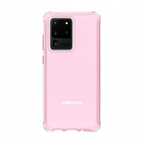 Чехол антибактериальный ITSKINS SPECTRUM CLEAR для Samsung Galaxy S20 Ultra светло-розовый - фото 4