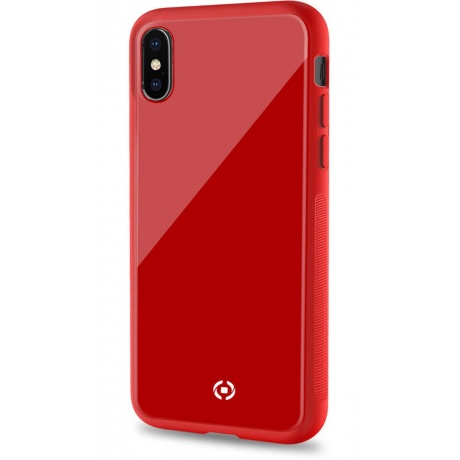 Чехол-накладка Celly Diamond для Apple iPhone XS Max красный - фото 1