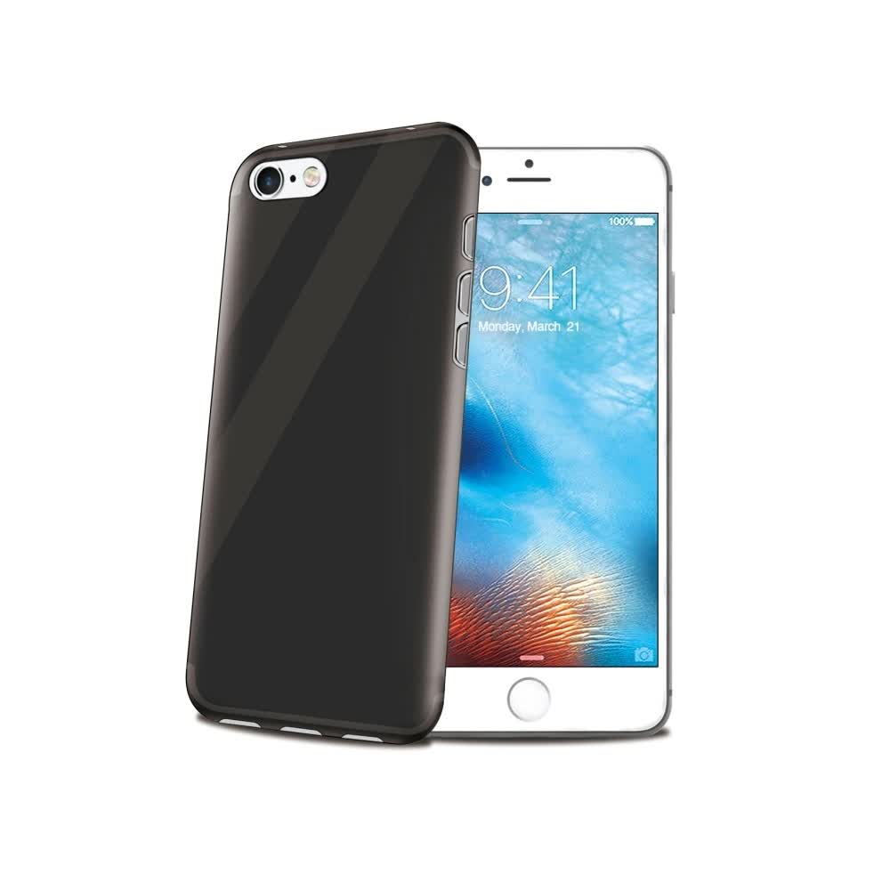 Чехол-накладка Celly Gelskin для Apple iPhone 7/8 Plus чёрный чехол книжка голубое небо в ветках на apple iphone 8 plus 7 plus эпл айфон 7 плюс 8 плюс черный