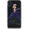 Чехол-накладка DYP Flower Case для Apple iPhone X/XS фея фиолето...