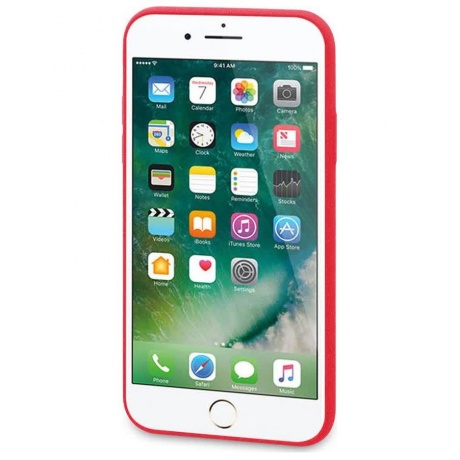 Чехол-накладка DYP Liquid Pebble для Apple iPhone 7/8 Plus красный - фото 2