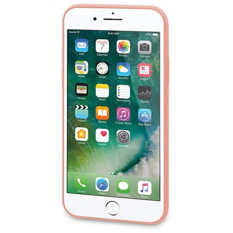 Чехол-накладка DYP Liquid Pebble для Apple iPhone 7/8 Plus розовое золото - фото 3