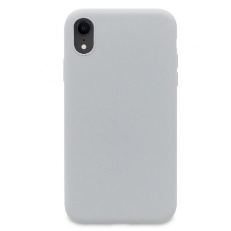 Чехол-накладка DYP Liquid Pebble для Apple iPhone XR серый - фото 1
