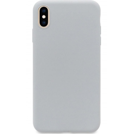 Чехол-накладка DYP Liquid Pebble для Apple iPhone XS Max серый - фото 1