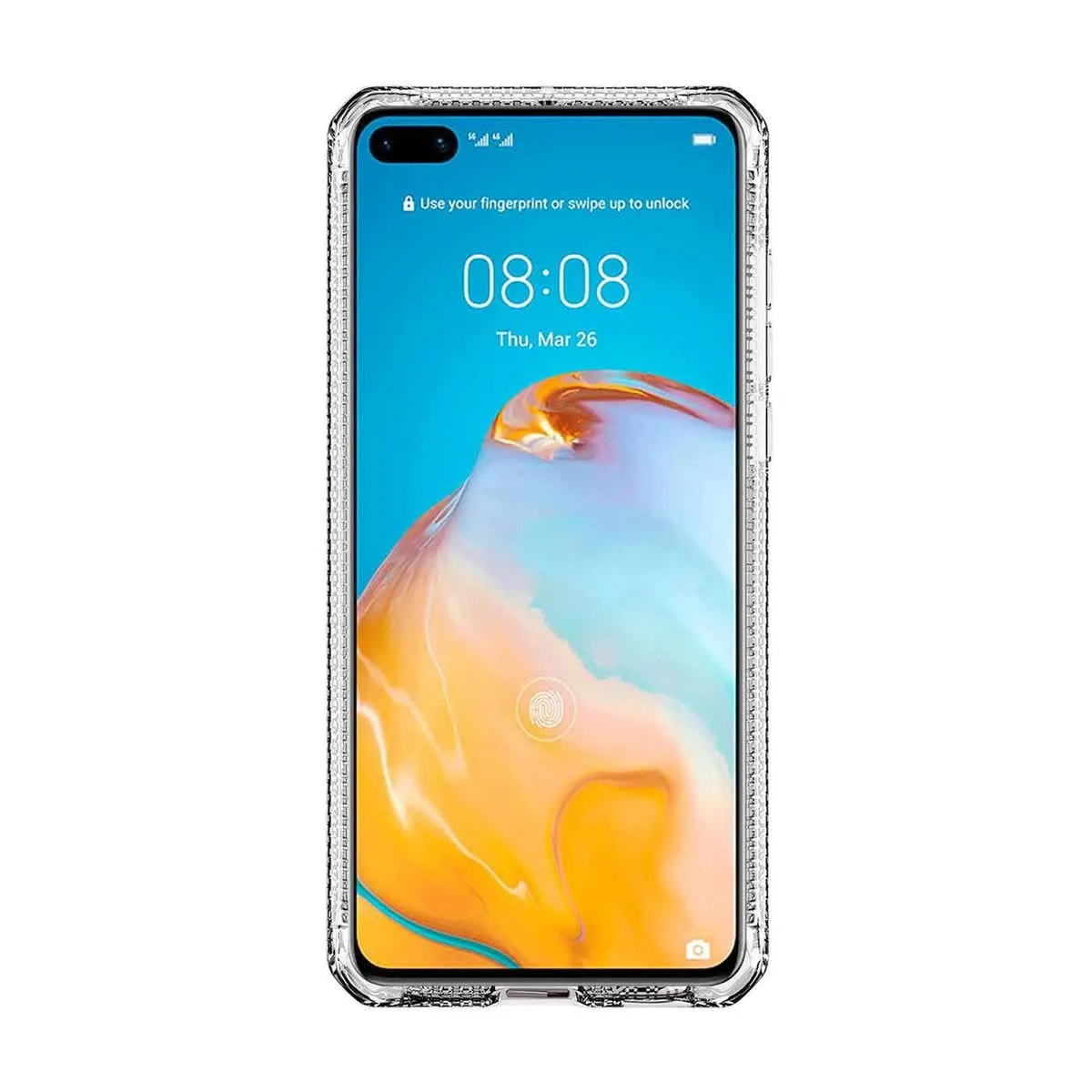 Чехол-накладка ITSKINS HYBRID CLEAR для Huawei P40 прозрачный - фото 5