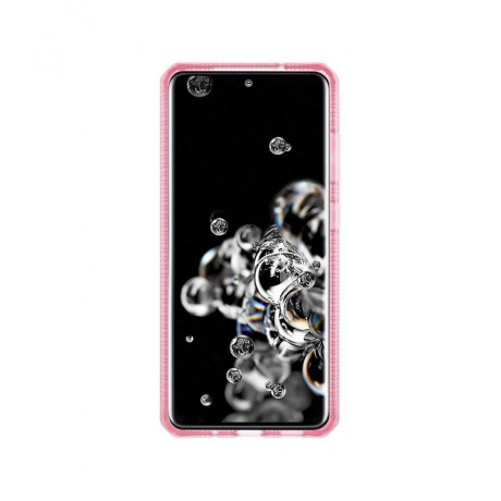 Чехол-накладка ITSKINS HYBRID FROST (MKII) для Samsung Galaxy S20 Ultra пр/светло-розовый - фото 3