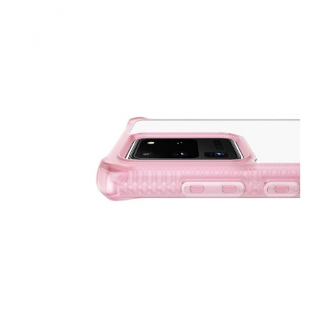 Чехол-накладка ITSKINS HYBRID FROST (MKII) для Samsung Galaxy S20 Ultra пр/светло-розовый - фото 4