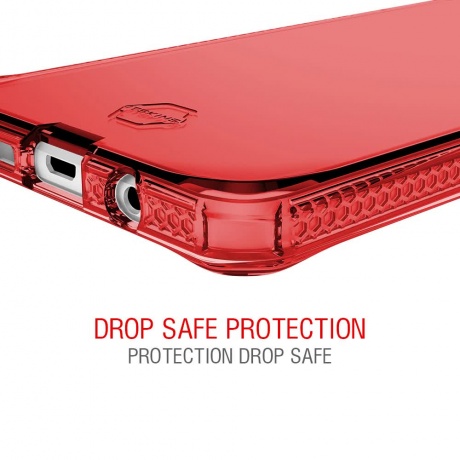 Чехол-накладка ITSKINS SPECTRUM CLEAR для Samsung Galaxy A9 2016 красный - фото 5