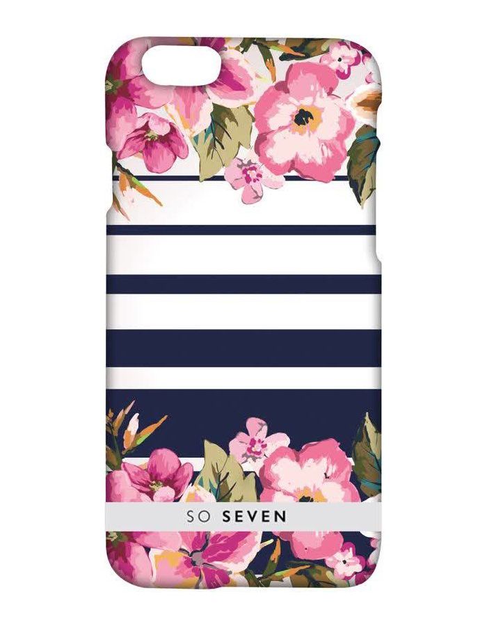 Чехол-накладка So Seven Romantic Flower & Lines для Apple iPhone 7/8 Plus