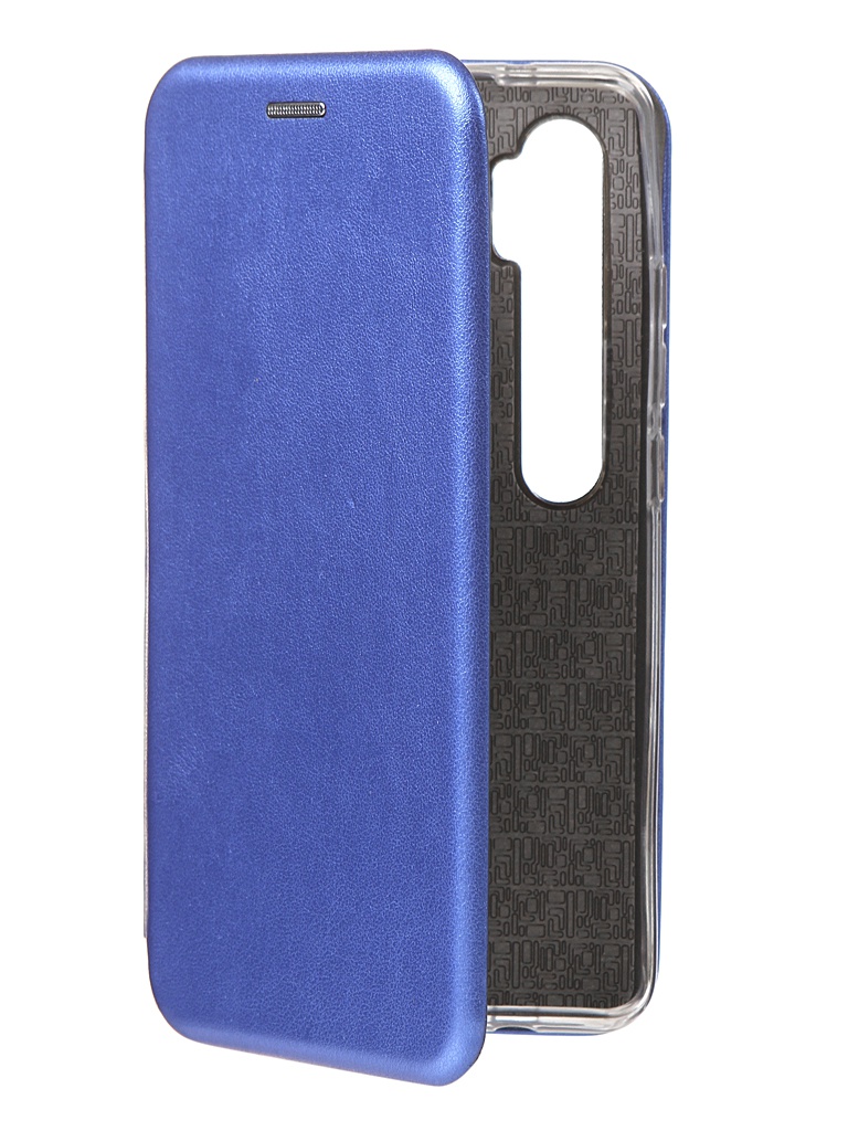 чехол innovation для xiaomi redmi k30 book silicone magnetic Чехол Innovation для Xiaomi Mi Note 10 Book Silicone Magnetic Blue 17054