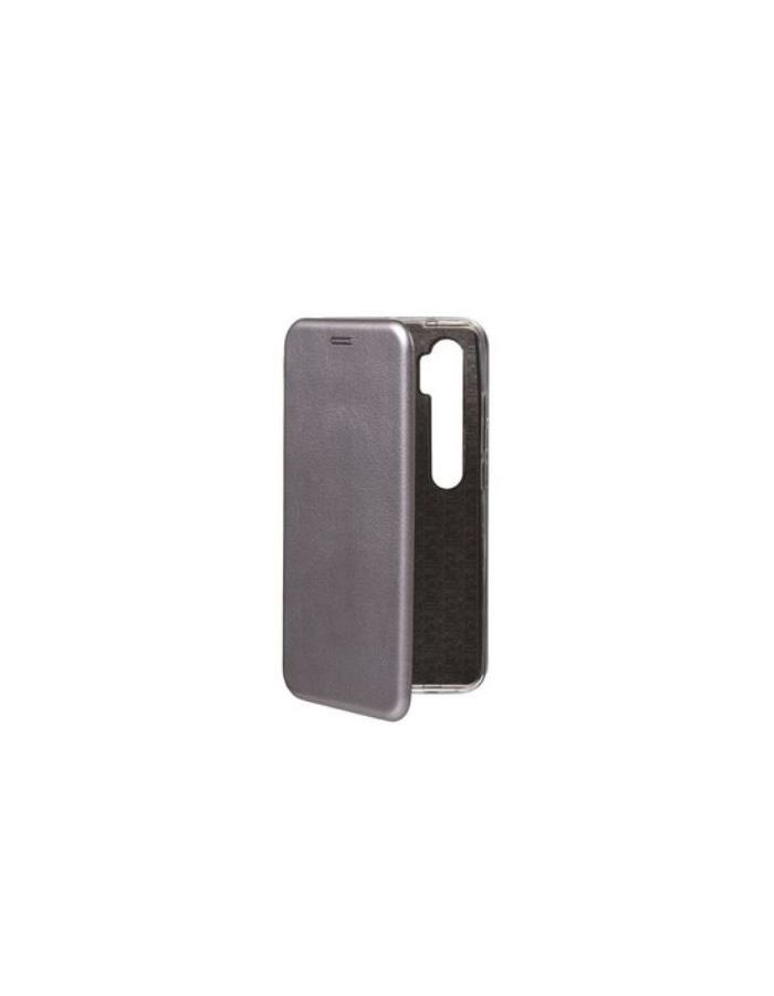 Чехол Innovation для Xiaomi Mi Note 10 Book Silicone Magnetic Silver 17053 цена и фото