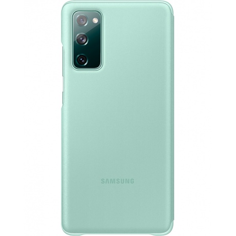 Чехол Samsung Galaxy S20 FE Smart Clear View Cover Mint EF-ZG780CMEGRU - фото 2