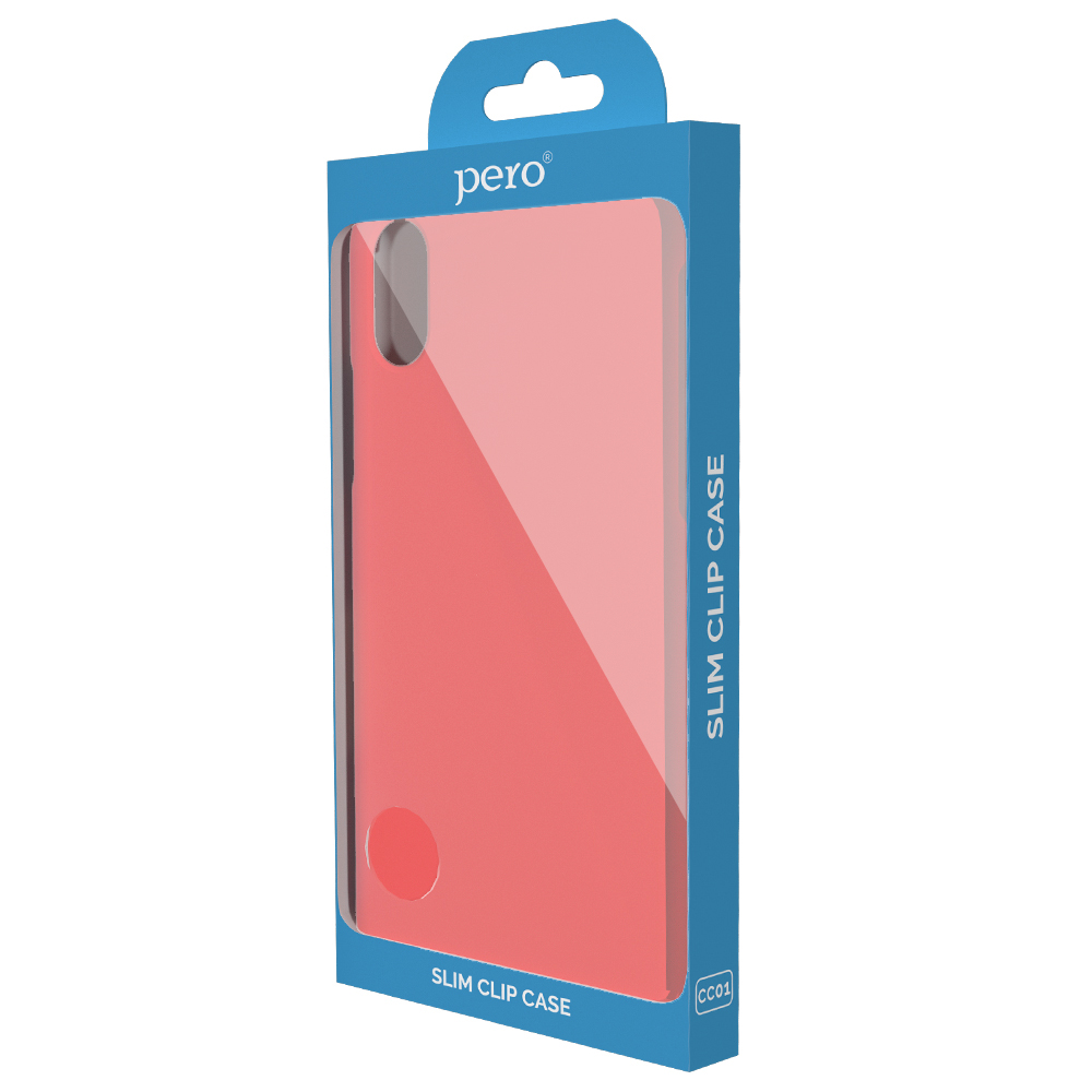 Чехол клип-кейс PERO софт-тач для Samsung M31S розовый