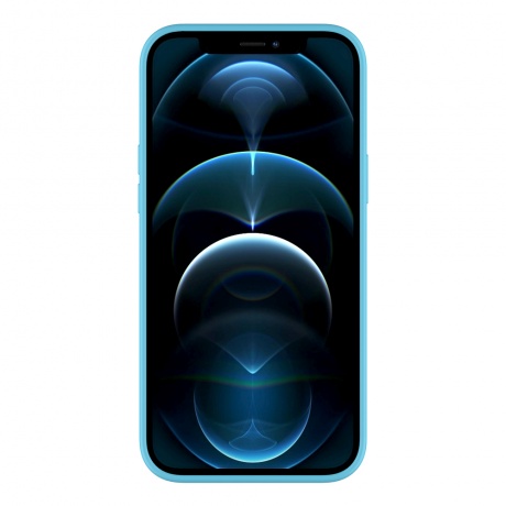 Чехол Deppa Gel Color для Apple iPhone 12 Pro Max мятный PET синий - фото 2
